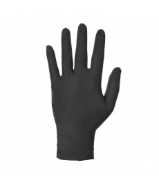 Čierne jednorazové nitrilové rukavice CXS Stern