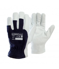 Kombinované kožené zimné pracovné rukavice X-Perfect