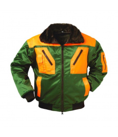 Lesnícka pracovná bunda ROTDORN zeleno-oranžová